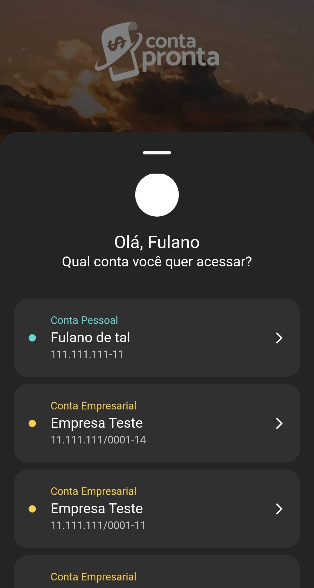 1.1.2 -Tela login persistente_inicial_mais de uma conta.jpg