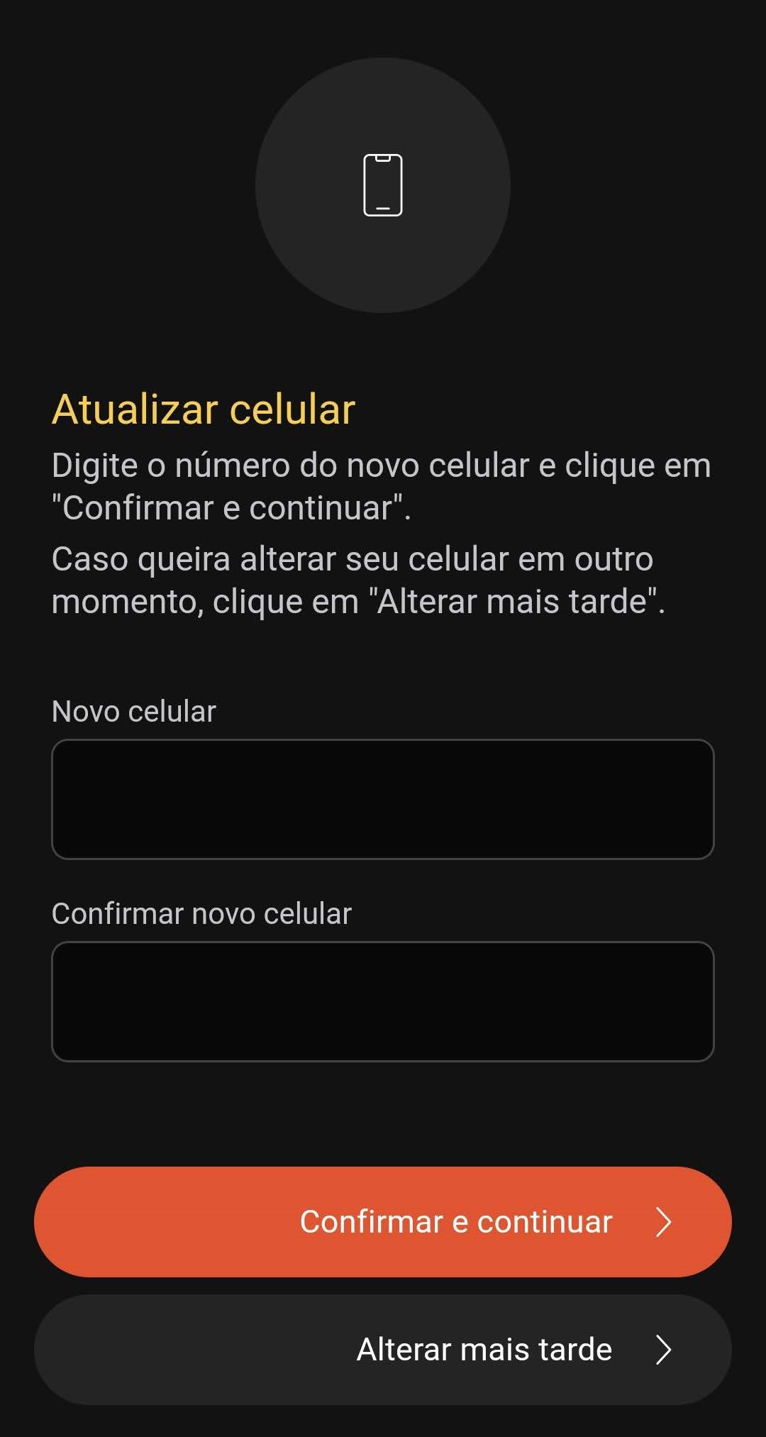 6 -Tela digitação e confirmação novo celular.jpg