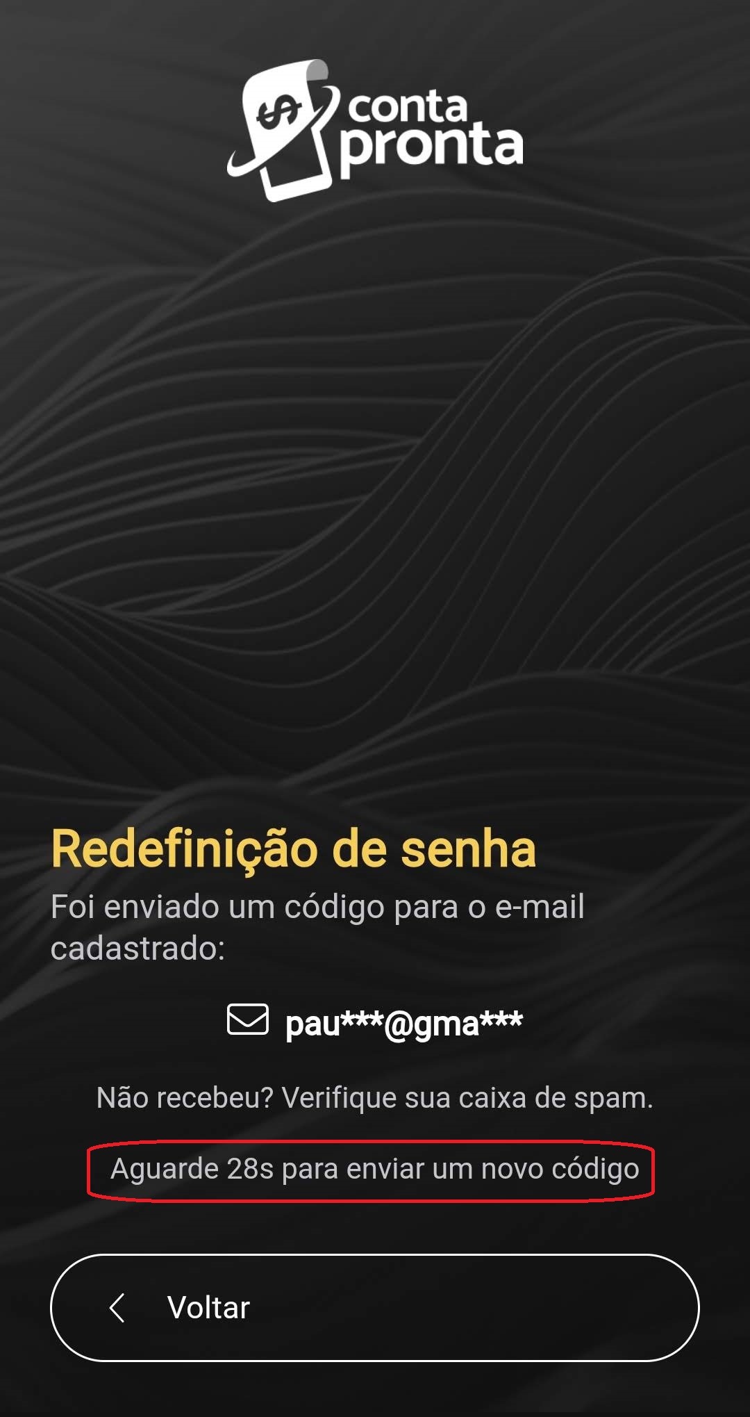 3.0 -Tela aviso envio e-mail para redefinir a senha - Marcada.jpg