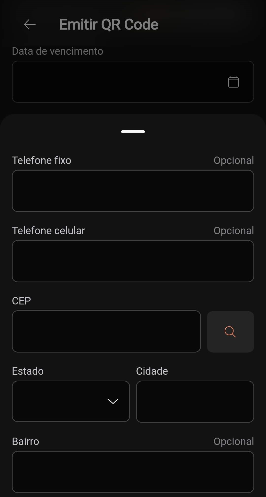 1.1.2 -Tela emitir QR Code preenchimento pagador.jpg