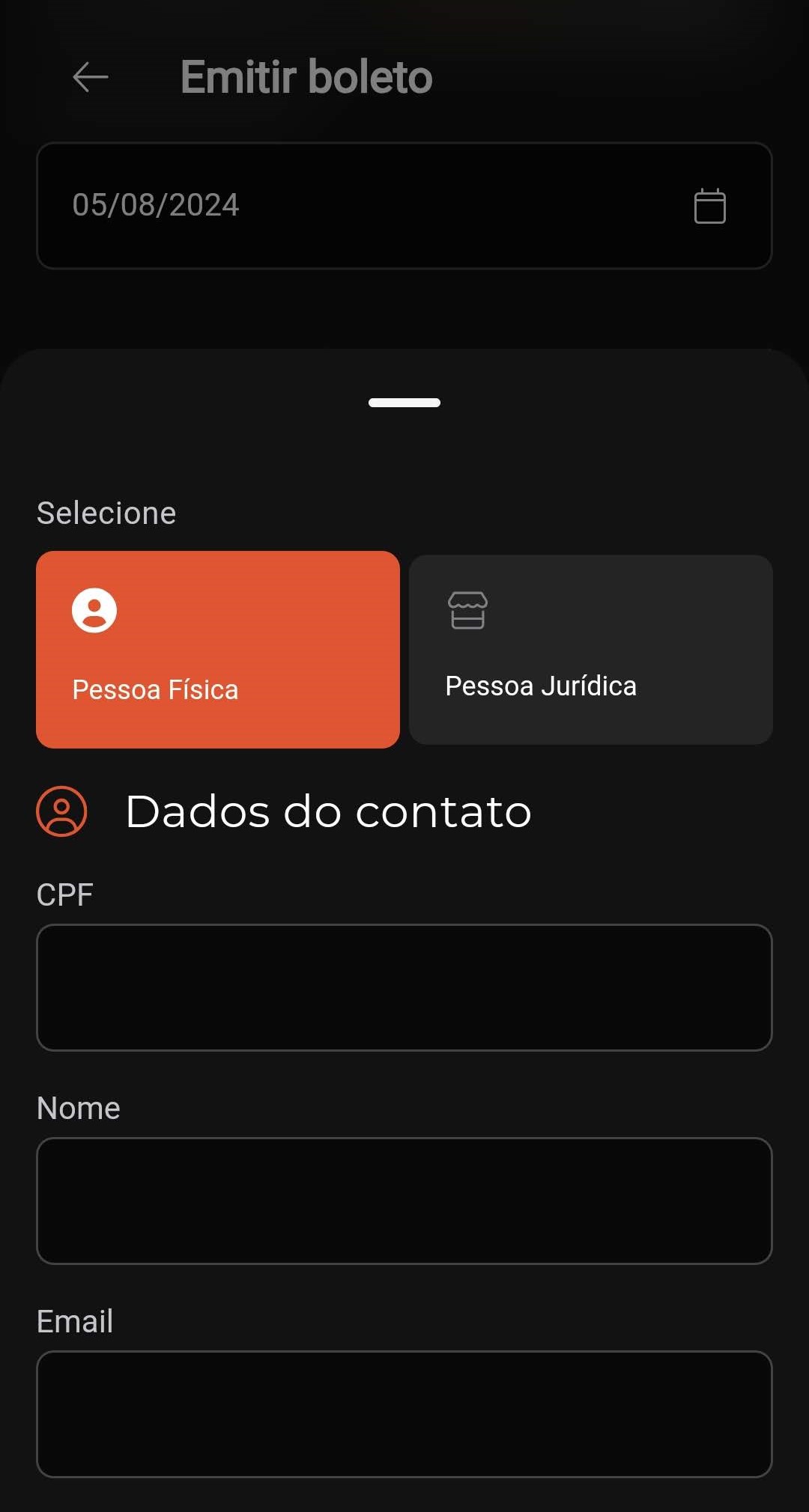 1.1.1 -Tela emissão de boleto terceiros - Preenchimento pagador.jpg