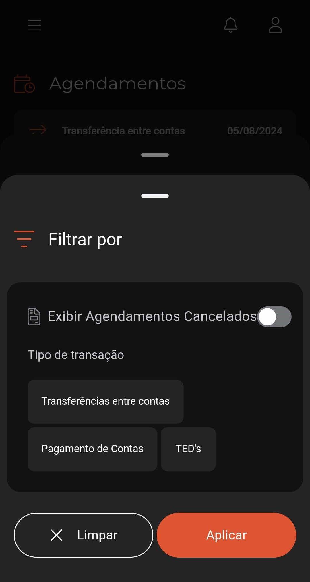 3 - Tela agendameto - filtro tipo.jpg