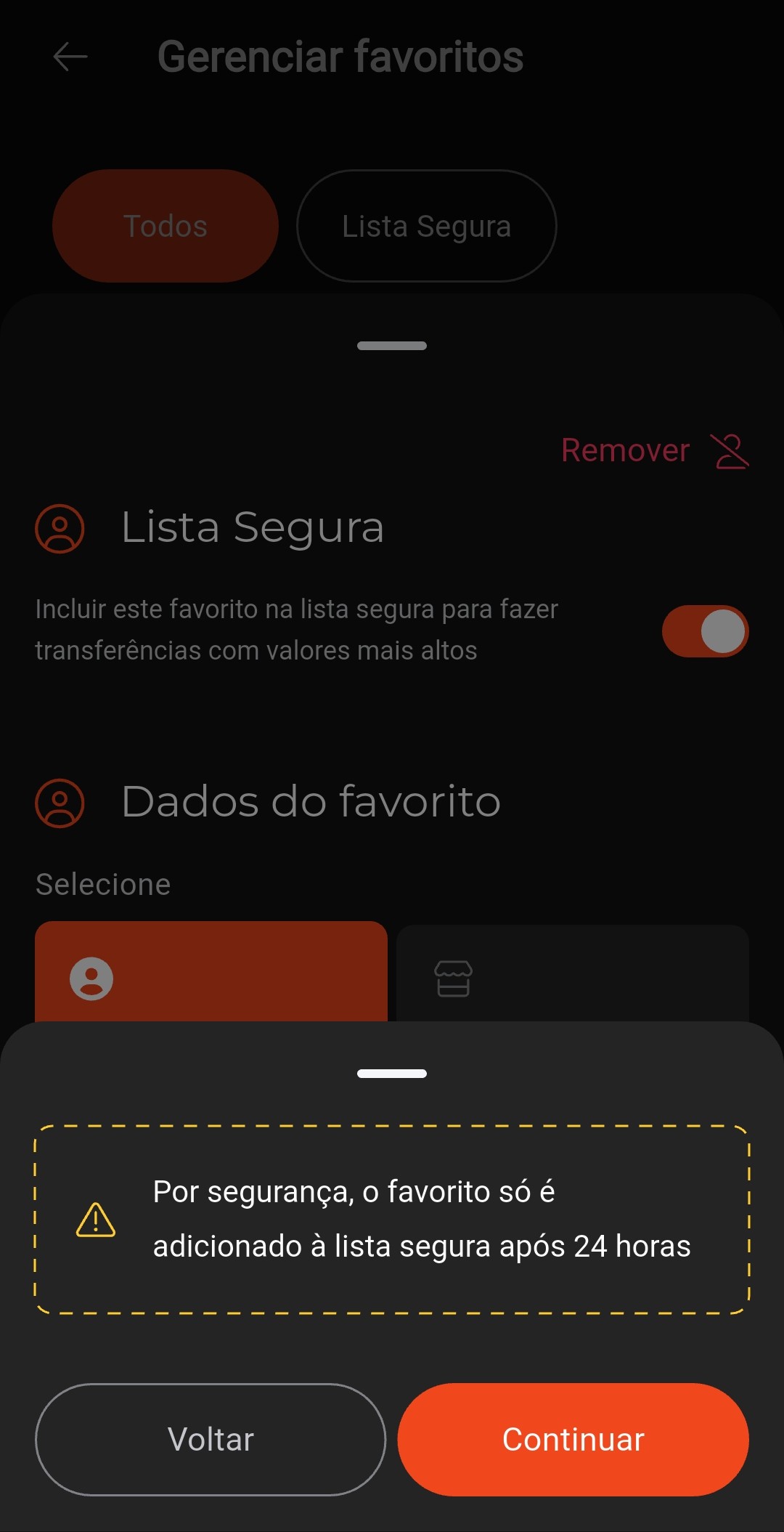 Inclusão de favorito e depois em lista segura - 6.jpg