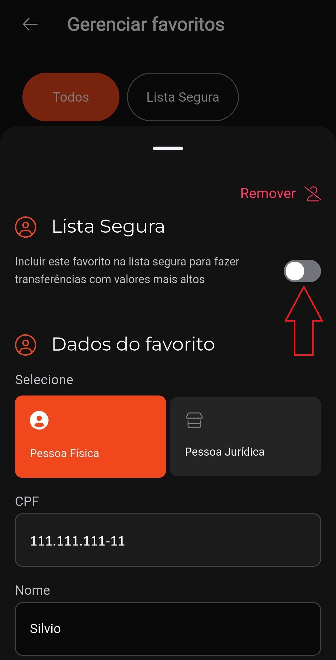 Inclusão de favorito e depois em lista segura - 5.jpg